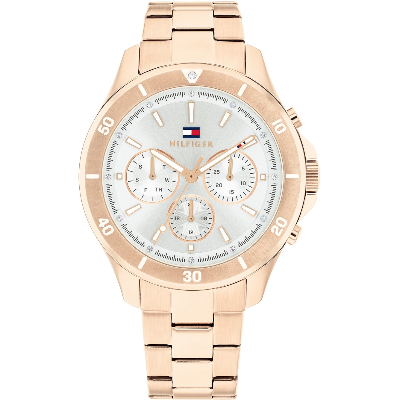 Gouden horloge dames tommy hilfiger online