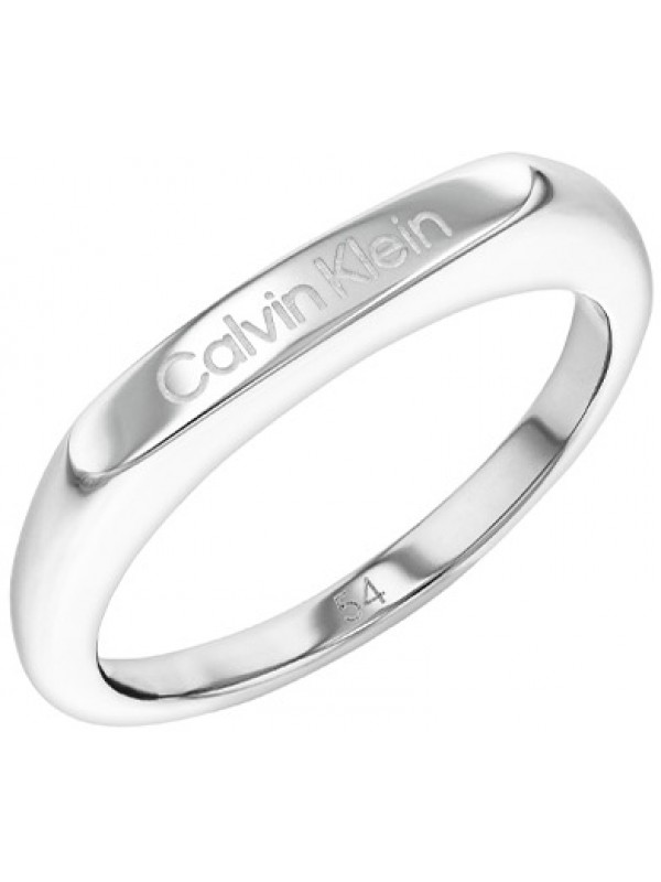 Calvin Klein CJ35000187 Dames Ring - Minimalistische ring