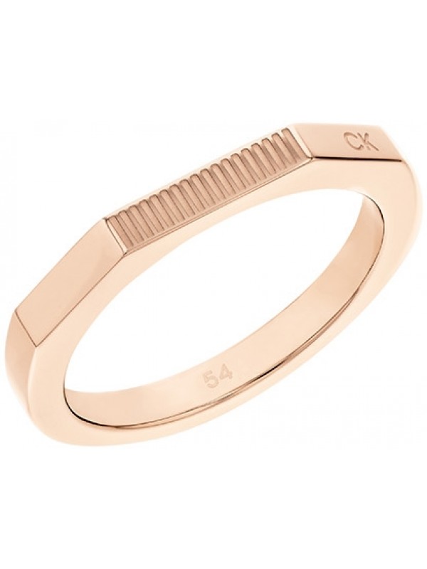 Calvin Klein CJ35000189 Dames Ring - Minimalistische ring