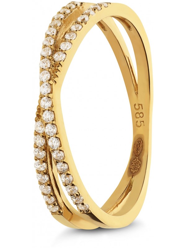 Glow 214.1407 Dames Ring - Minimalistische ring